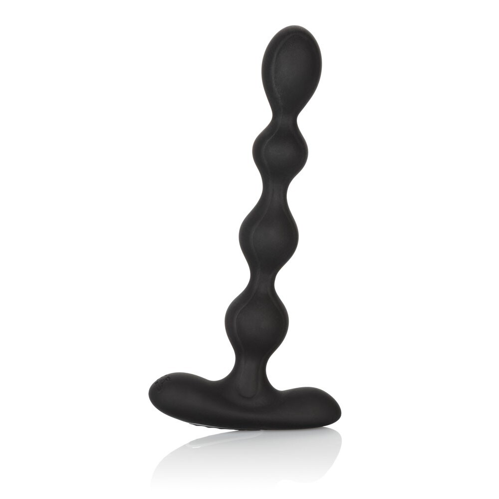 California Exotics Eclipse Slender Anal Beads Vibrating Butt Plug Black