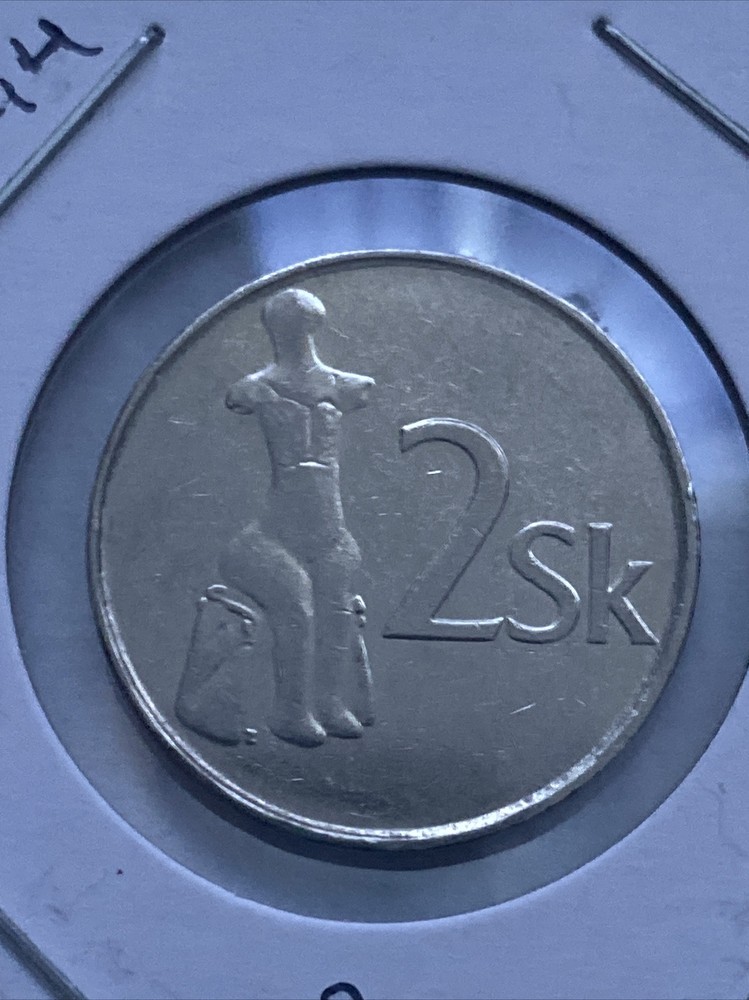 1994 Slovakia 2 Korun Coin