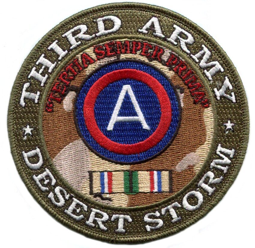 3rd Third Army Desert Storm Patch Officially Licensed