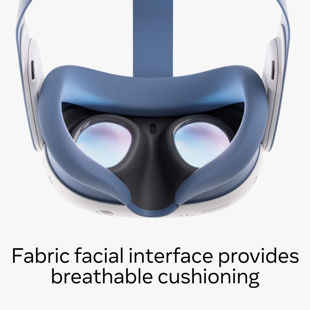 Meta Quest 3 Facial Interface & Head Strap (Elemental Blue)