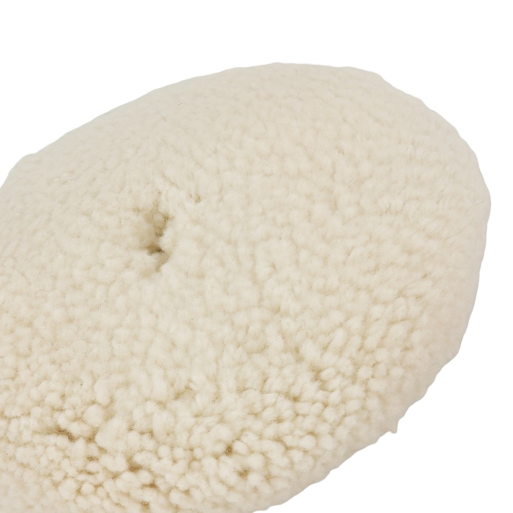 7 Inch Wool Hook Loop Pad Buffing Bonnet for Compound Polisher Application
