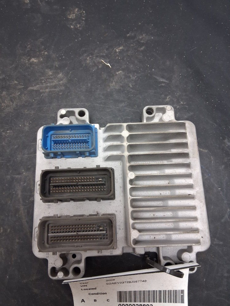 BUICK ENCLAVE Engine Brain Box Electronic Control Module; (behind fan shroud),