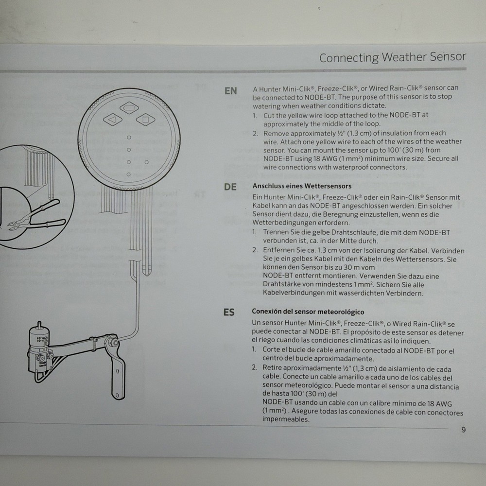 Hunter NODE-BT-100 Bluetooth Battery Operated Sprinkler Controller with Solenoid