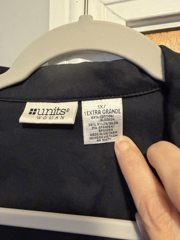 Black Utility Jacket with Front Pockets - Women's Lightweight EUC