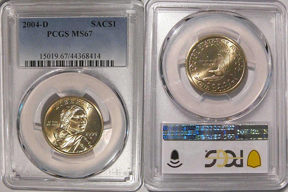 2004 D Sacagawea Dollar $1 PCGS MS67