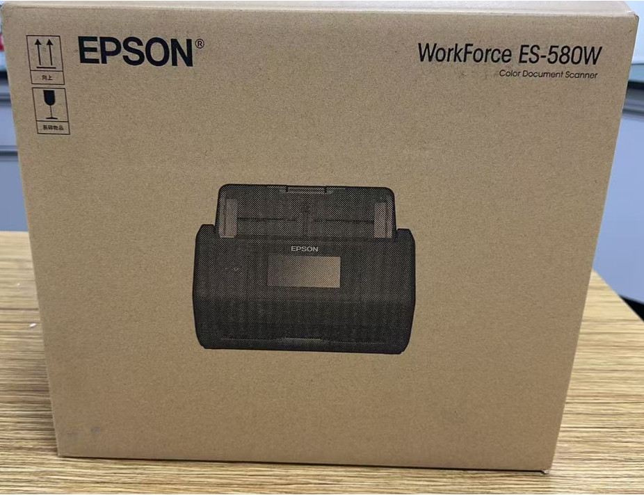Epson Workforce ES-580W Wireless Color Duplex Desktop Document Scanner with ADF