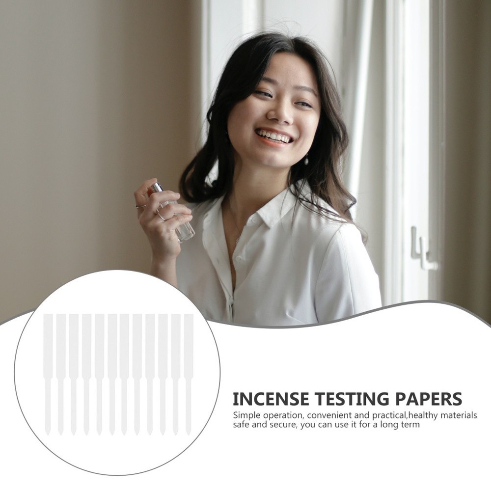 100pcs Aromatherapy Scents Essential Oils Testing Paper Perfume Test Strips