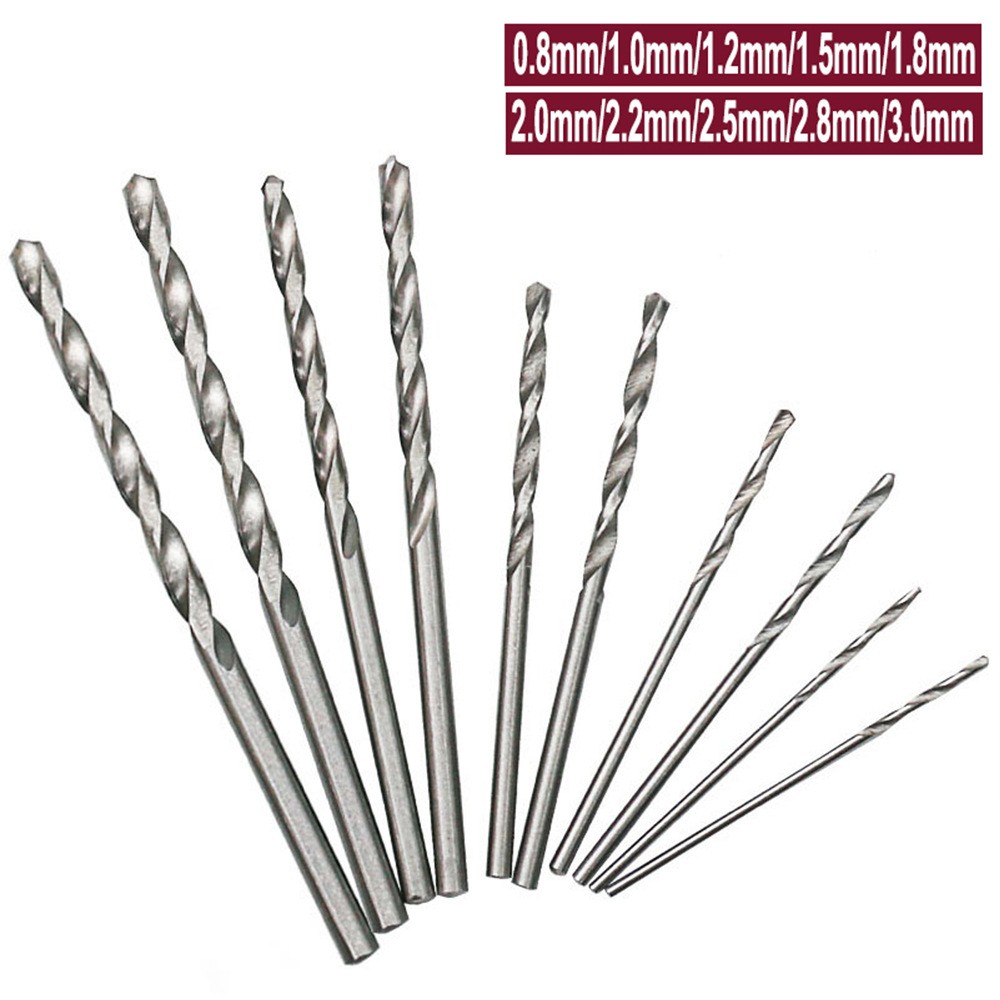31PCS Precision Pin Vise Hobby Micro Drill Bits Mini Micro Hand Rotary Tools Set