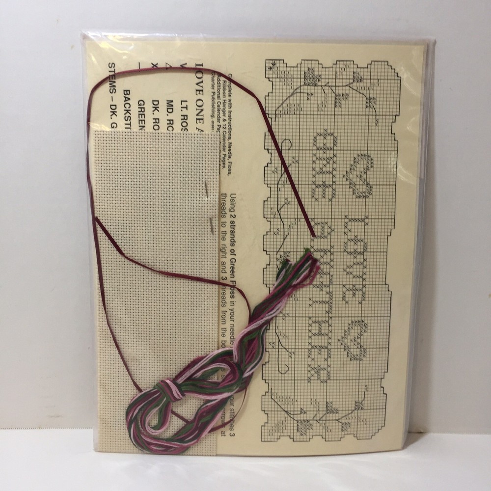 Love One Another Calendar Cross Stich Kit