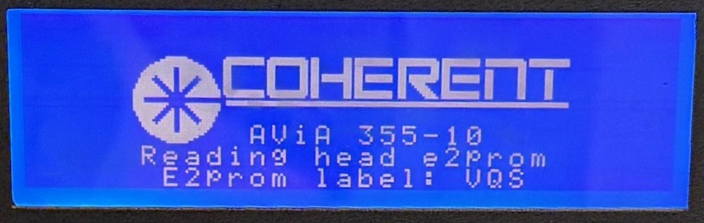 COHERENT AVIA 355-X high-power solid-state Q-switched UV laser