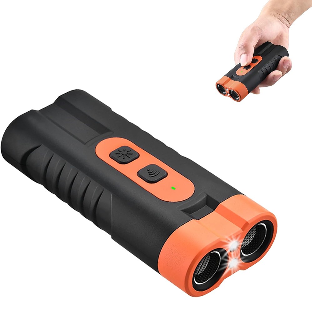 2pcs Portable Ultrasonic Dog Repeller Stop Barking Anti Bark Device Rechargeable