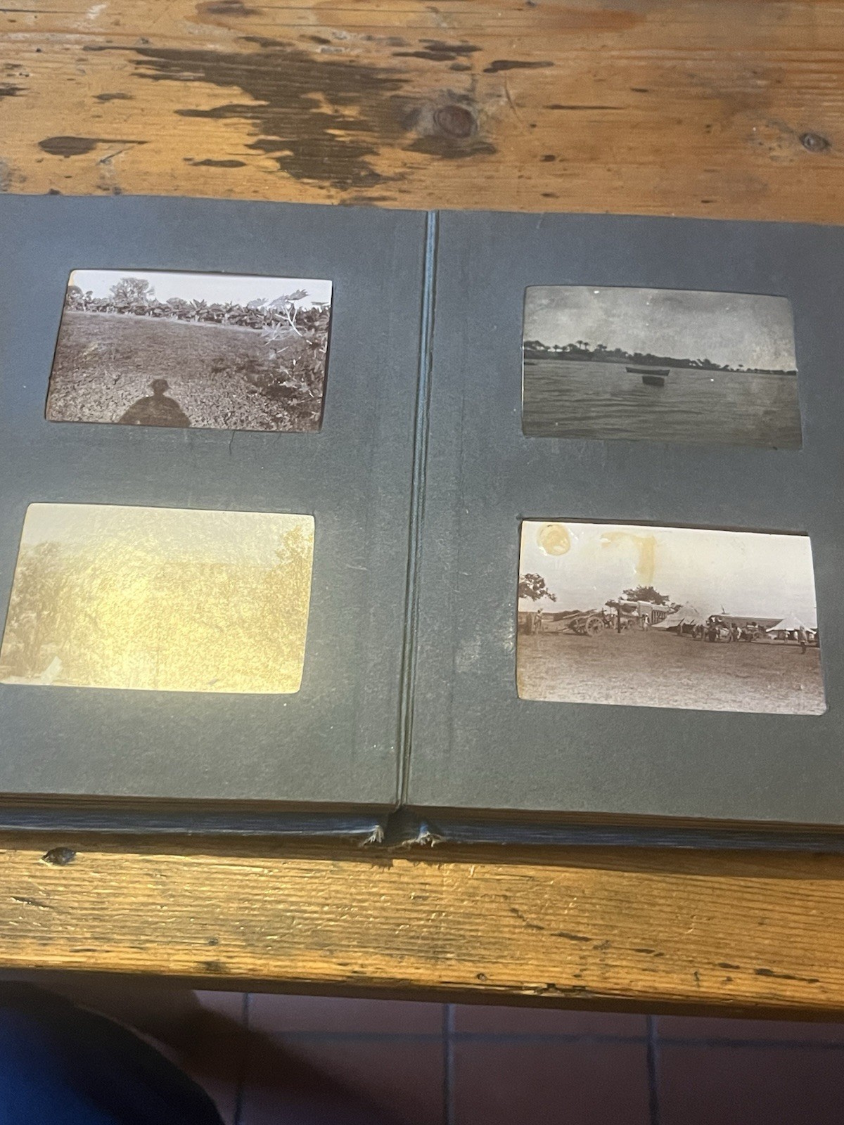 Rare Original Soldier’s Photo Album Egypt WW1 N W Frontier India 1900’s Complete