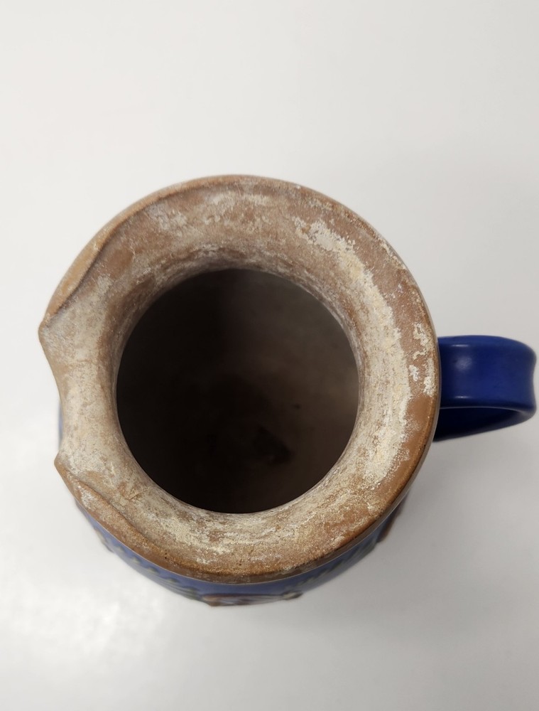 Blue Tellingsted Folklore Pitcher/Vase From Germany