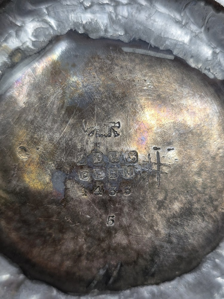 Engraved Metal Teapot