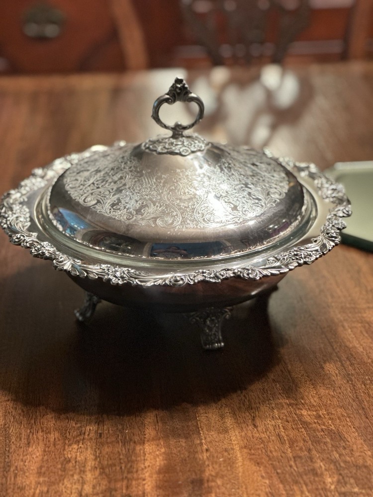 Reed & Barton Silver plated 3-piece Serving Bowl