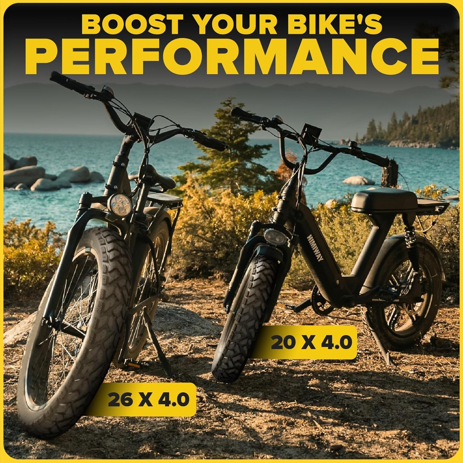 26X4 E-Bike Fat Tire - Robust, High-Performance 26Inch Fat Tyre for MTB and Ebik
