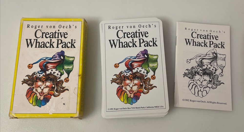 Roger Von Oech’s Creative Whack Pack 1992 Complete