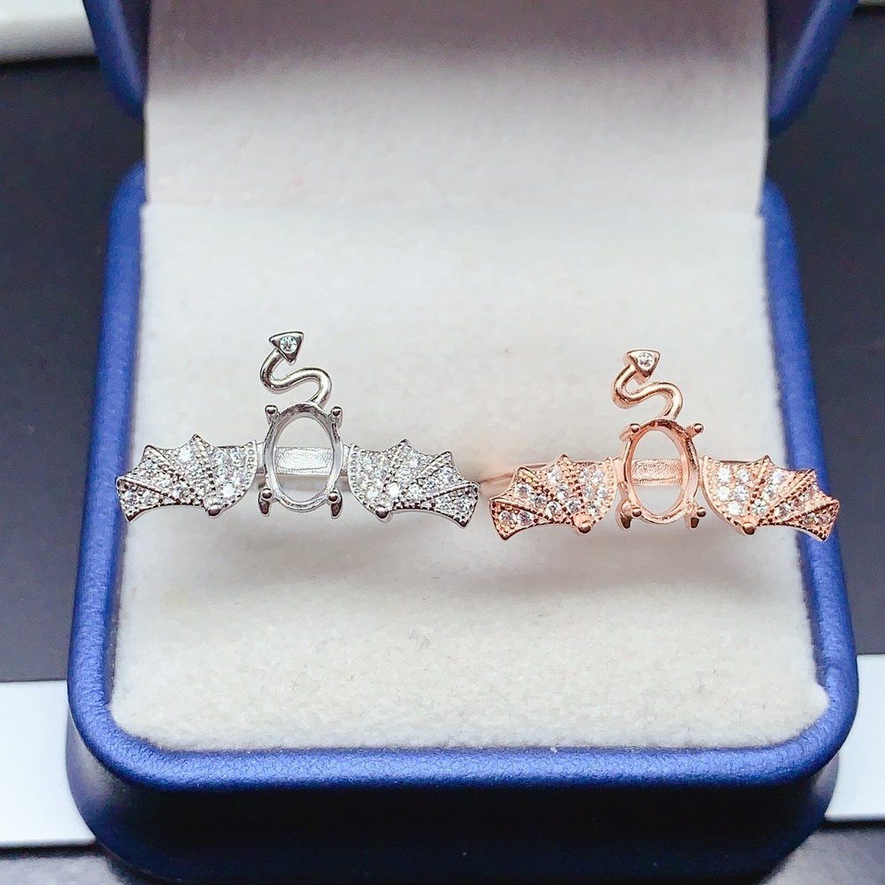Empty silver925 ring setting, blank setting silver ring DIY