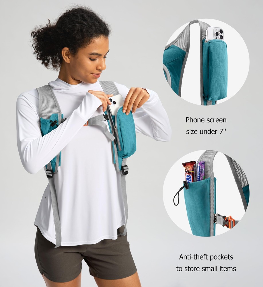 10L Small Hiking Backpack Travel Daypack Lightweight Packable Back Pack for W...
