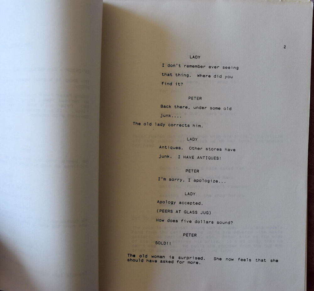 "The Sorcerer's Apprentice" Star Trackers Original Screenplay Script