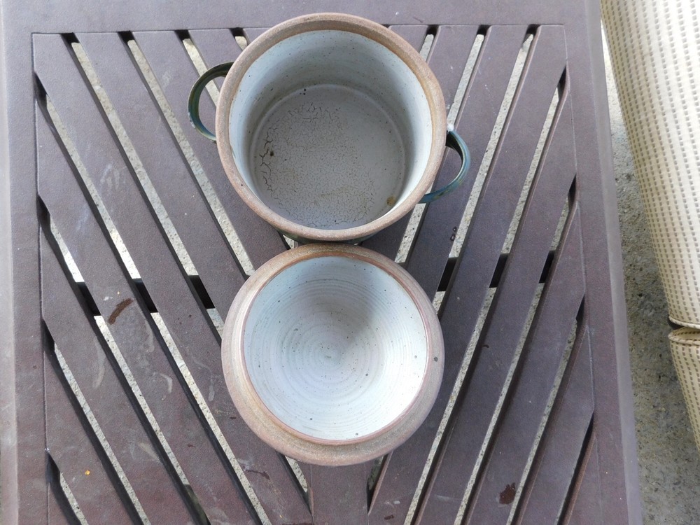 HandMade Clay Pot Signed by Artist Richard