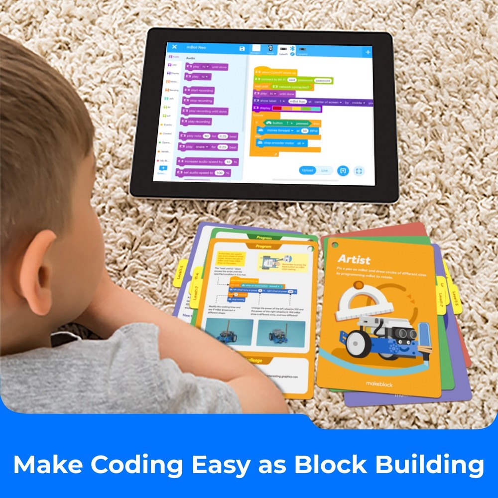 Makeblock mBot Robot Kit for Kids 8-12, Learn Coding with Scratch & Arduino