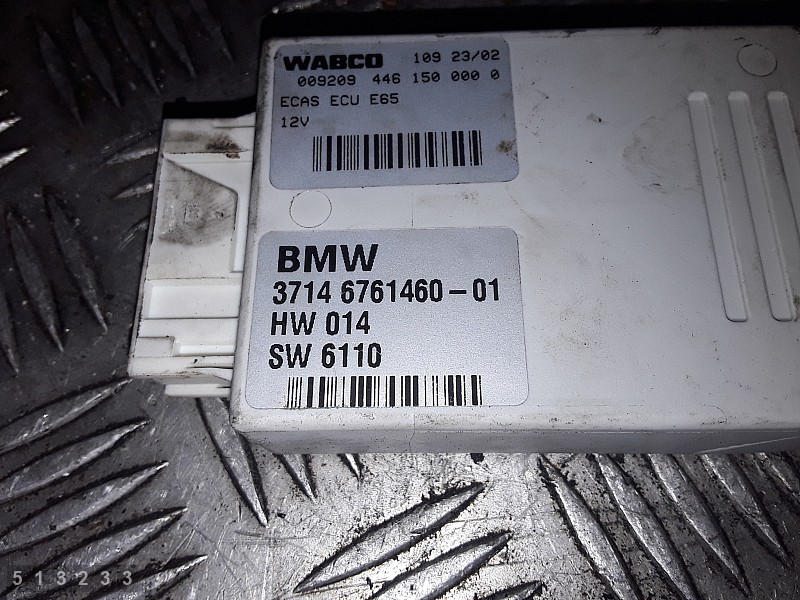 2002 BMW 7 SERIES E65 ECU SUSPENSION CONTROL UNIT/MODULE 6761460