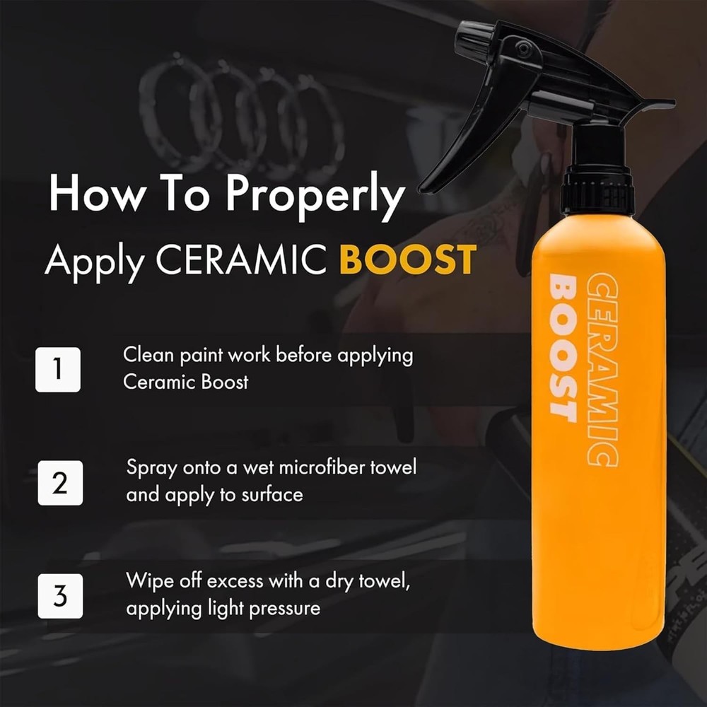 XPEL Ceramic Boost Spray Coating, 16oz - Silicon Dioxide Car Detailing...