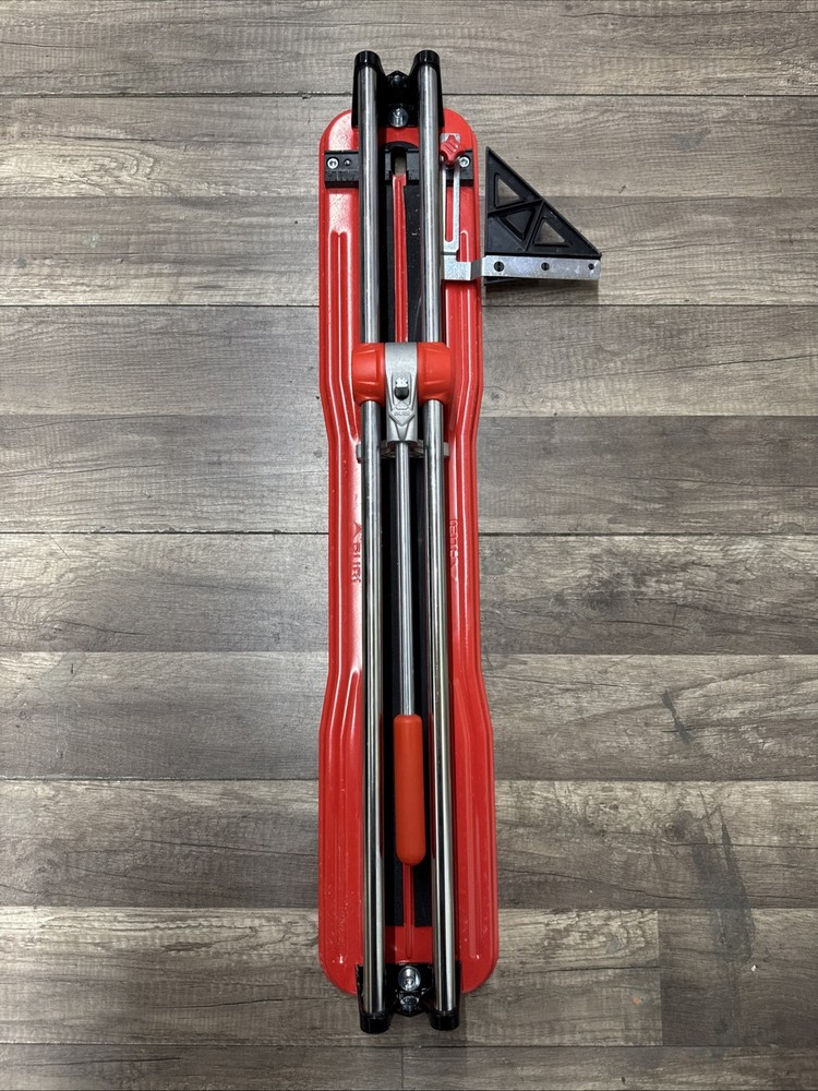 Rubi Practic 61 Plus-24" Tile Cutter with Tungsten Carbide Blade & Roller Guide