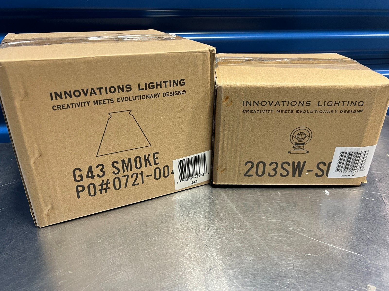 Innovations 43 Large Cone 1-Lt Sconce w/Switch, S Gold/Plated SM - 203SW-SG-G43