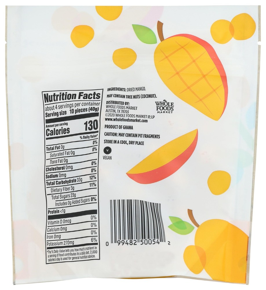 365 By WFM, Mango Fruit Bites, 6 Ounce - 3 Pack