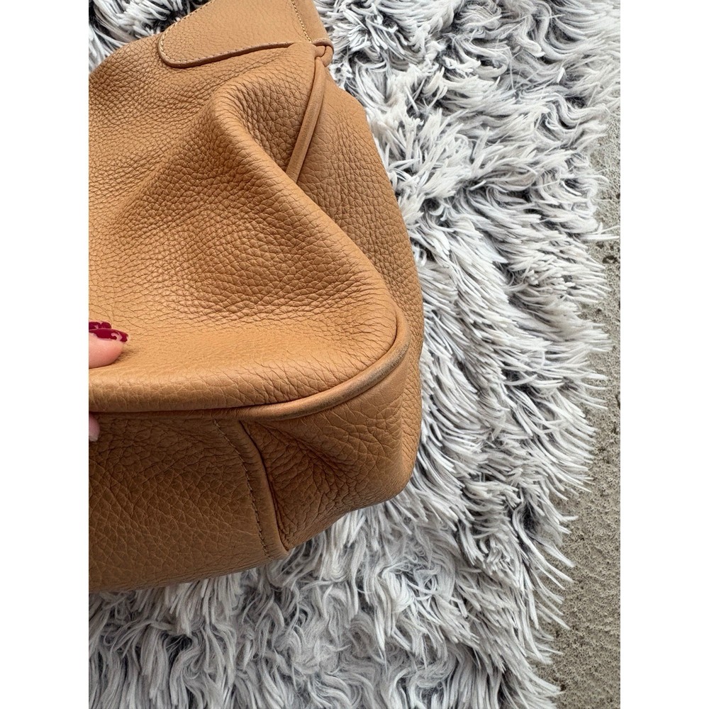 Prada 100% Authentic Light Brown Leather Shoulder Bag EUC