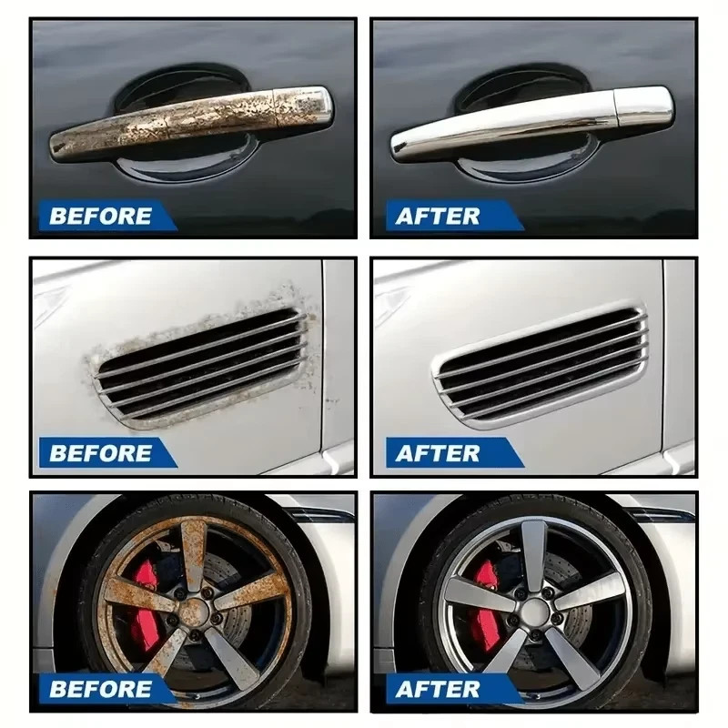 Universal Rust Remover Revitalizing Spray for Car Wheels & Metal Surfaces Strong