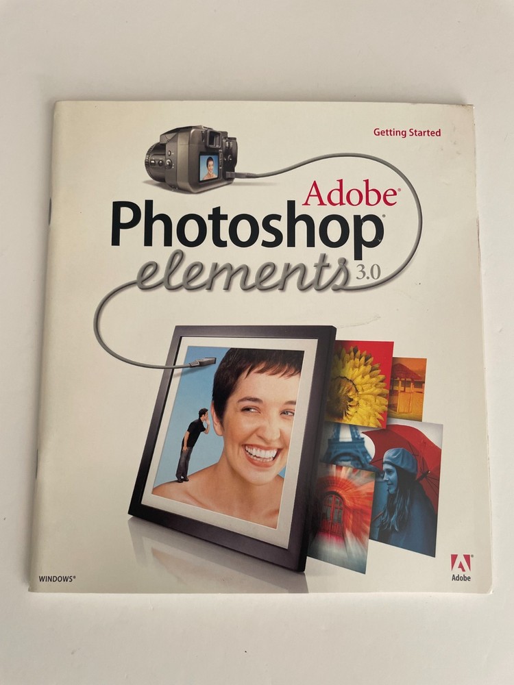 Adobe Photoshop Elements 3.0 Windows Manual Only