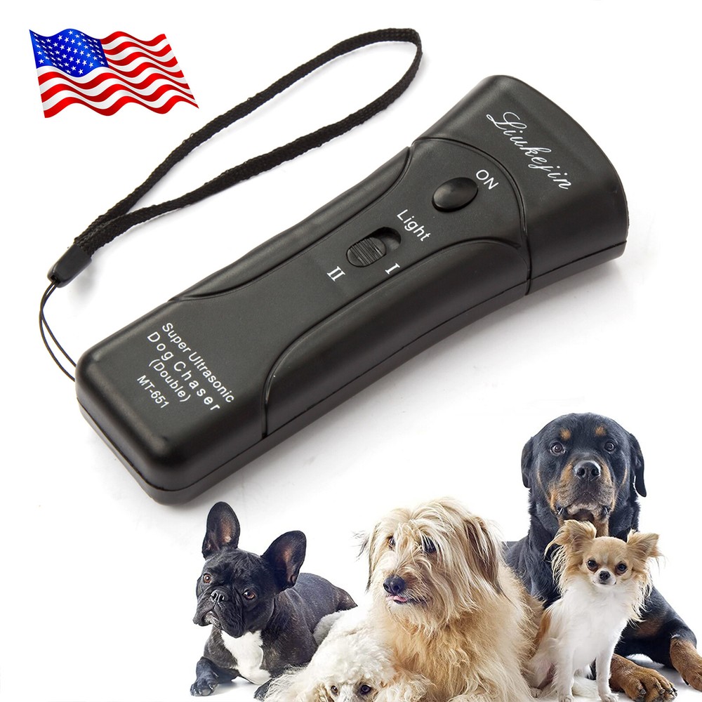 2pcs Ultrasonic Anti-Bark Dog Training Device Stop Barking Control Gentle Stop