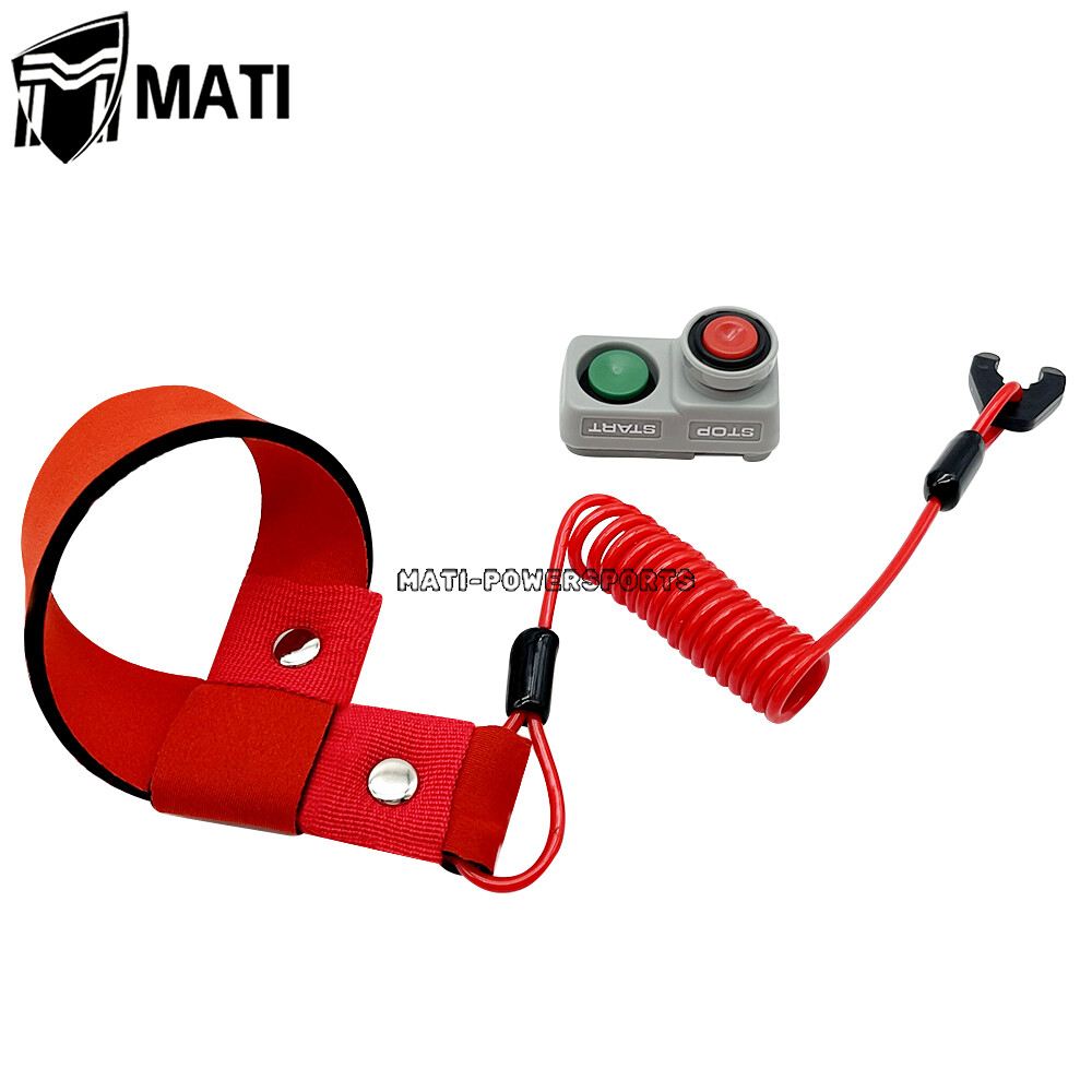 Safety Tether Lanyard Kill Stop Switch for Kawasaki JS750 Jet Ski 750 SX/SXI Pro