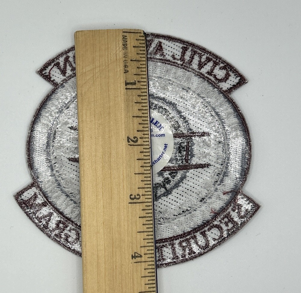 FBI Civil Aviation Security Program 2002 ALA Conference 4” GMAN Patch P253