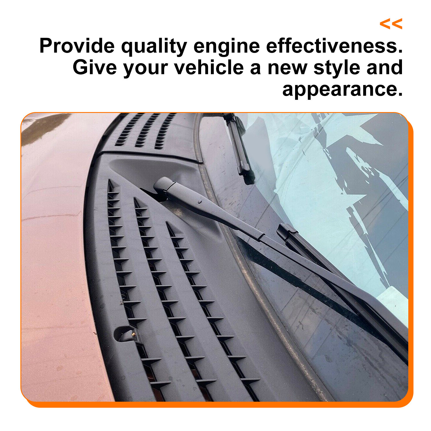 For 09-14 Ford F150 Windshield Wiper Cowl Panel Grille Set w/ Seals Right & Left