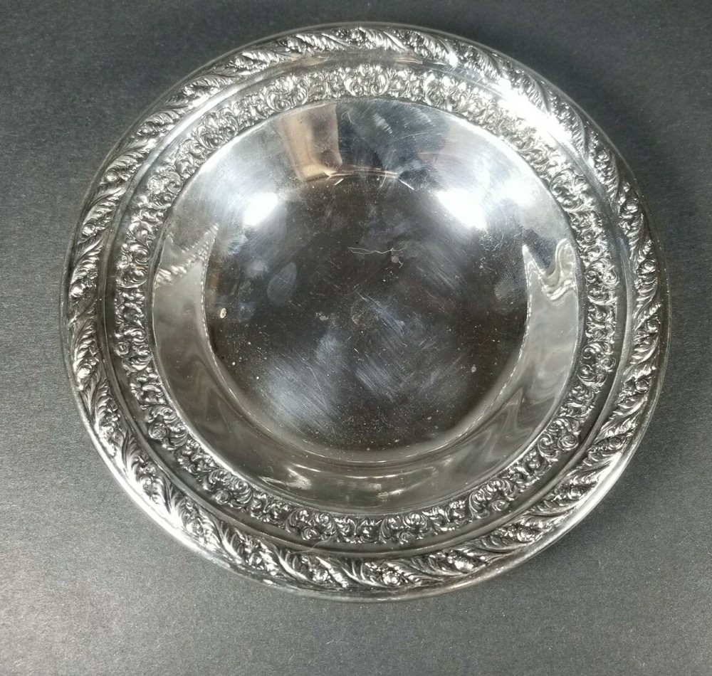 Wallace Silverplate Serving Dish Tray Candy Bowl Made In USA 4231 6.25"