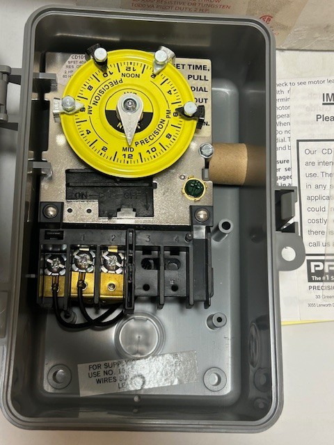 Precision 24 Hour Time Switch CD 101 New Like Intermatic