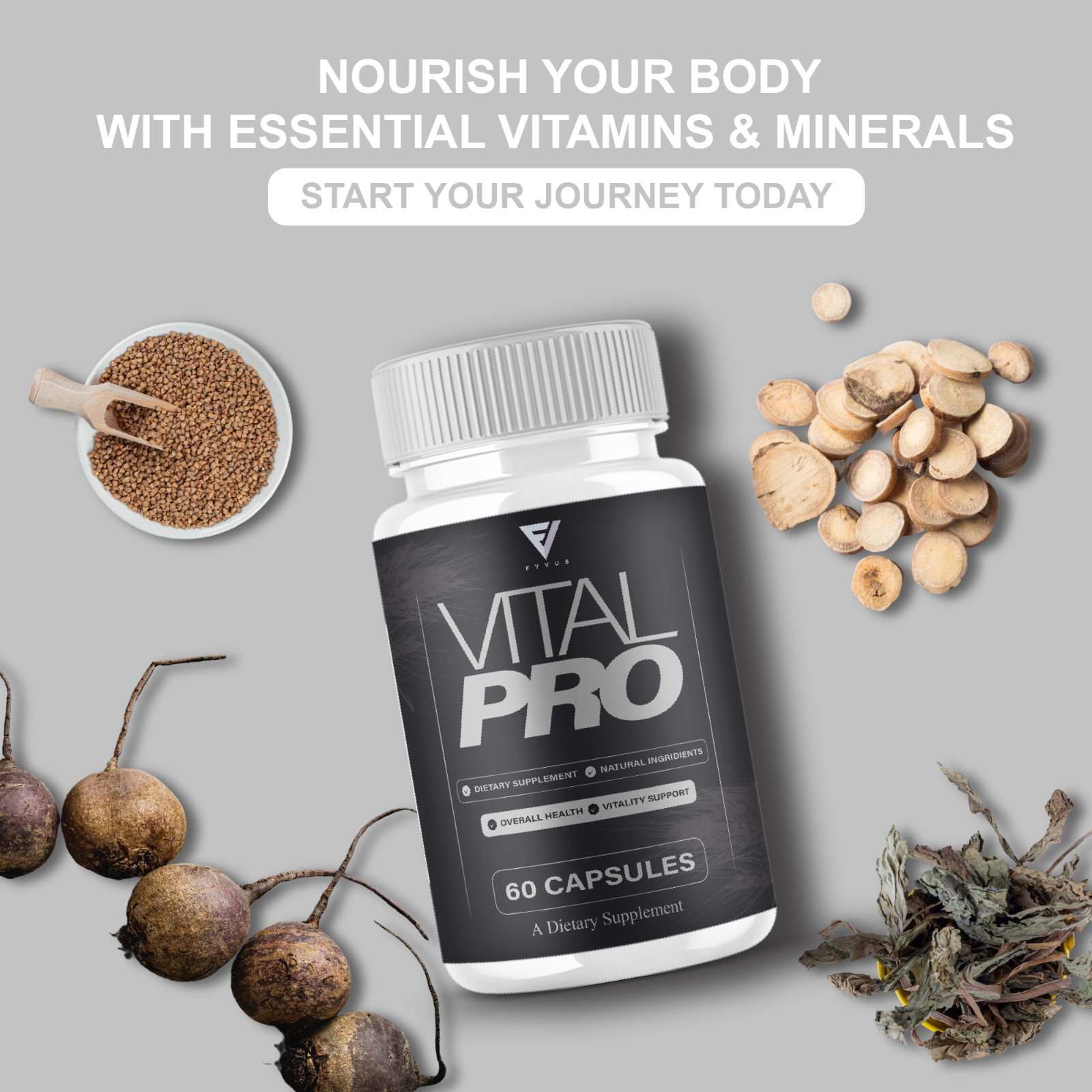 Vital Pro Capsules, Vital Pro Performance Supplement (60 Capsules)