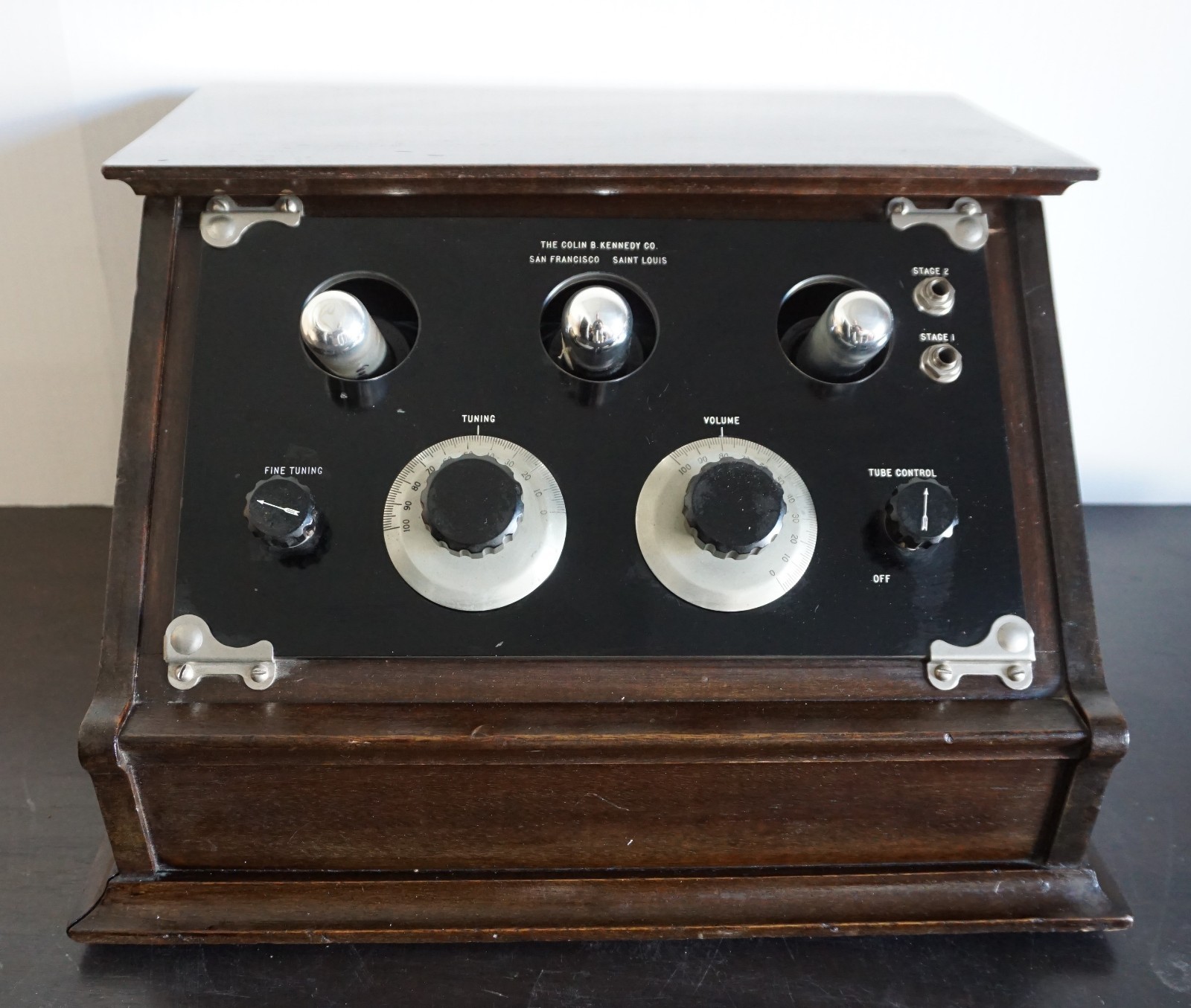 Museum Quality and Excellent Working 1923 Colin B. Kennedy Exposed Tube TRF