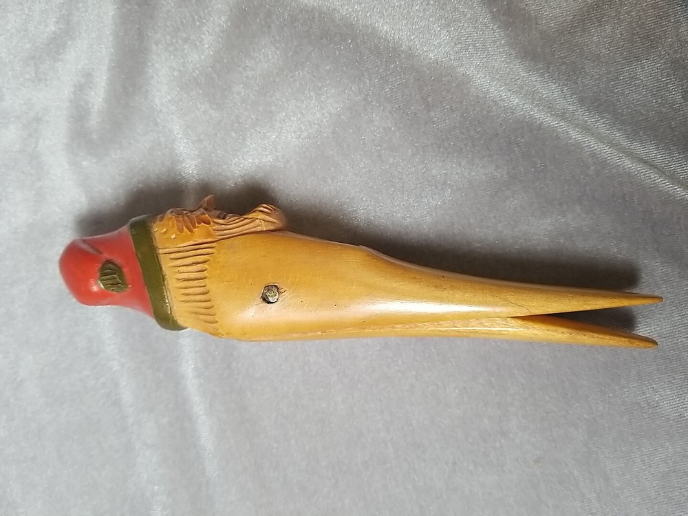 Antique Hand Carved Nut Cracker. Holiday