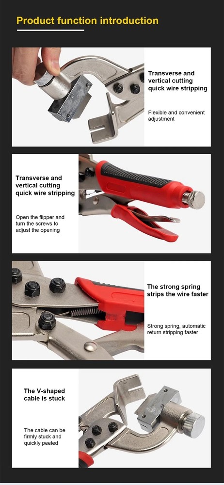 Multi-function Electrician Wire Stripper BXQ-F-55 High Voltage Cable Stripper