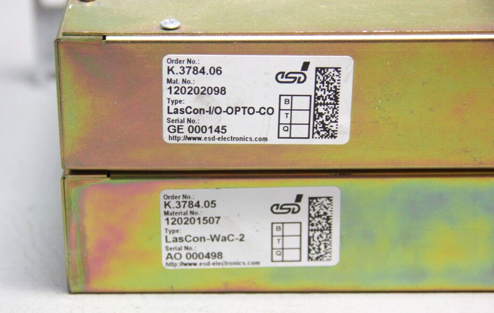 ESD Electronics Communication Control Interface LasCon-WaC K.3784.03 - WARRANTY