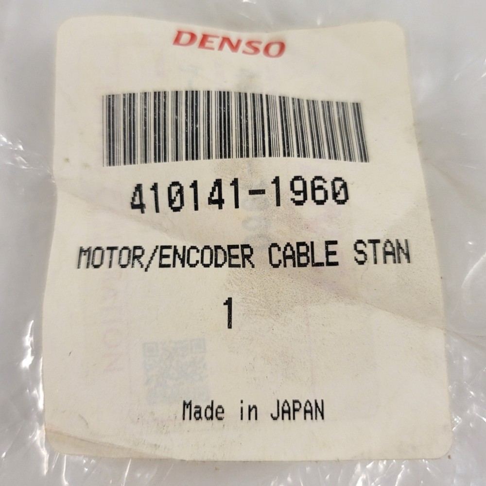 Denso 410141-1960 Standard Robot Motor/Encoder Cable For RC5 Controller, 4 Meter