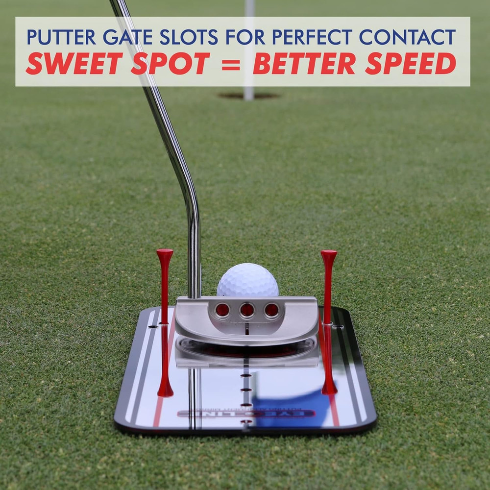 Golf Putting Alignment Mirror Training Aid - Improve Stroke & Accuracy Fast