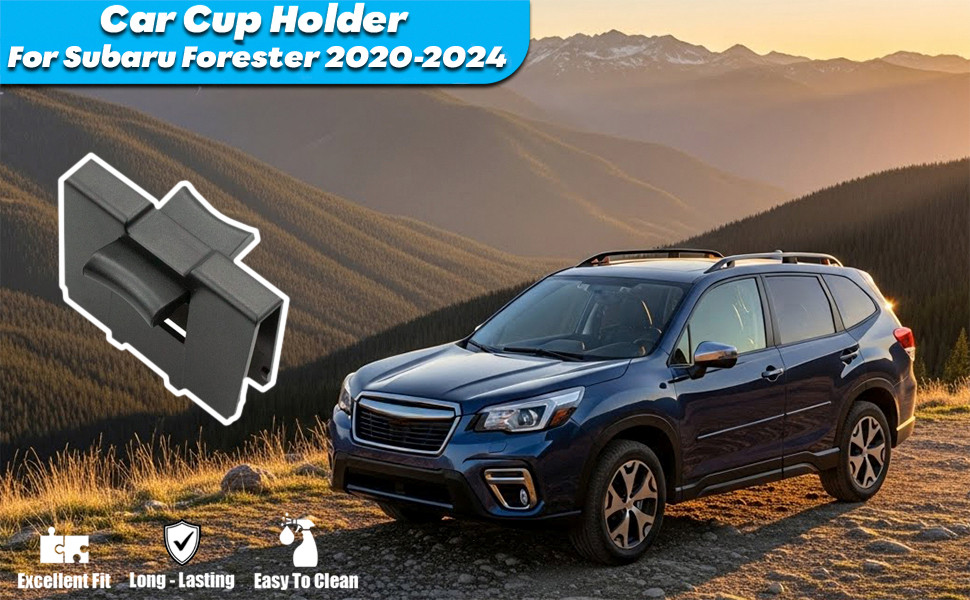 Center Console Cup Holder Insert Divider Separator for Subaru Forester 2020-2024