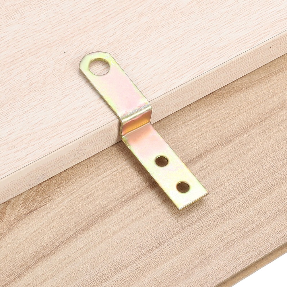 10pcs Z Shaped Angle Bracket, 0.4 Inch Silver Frame Bracket