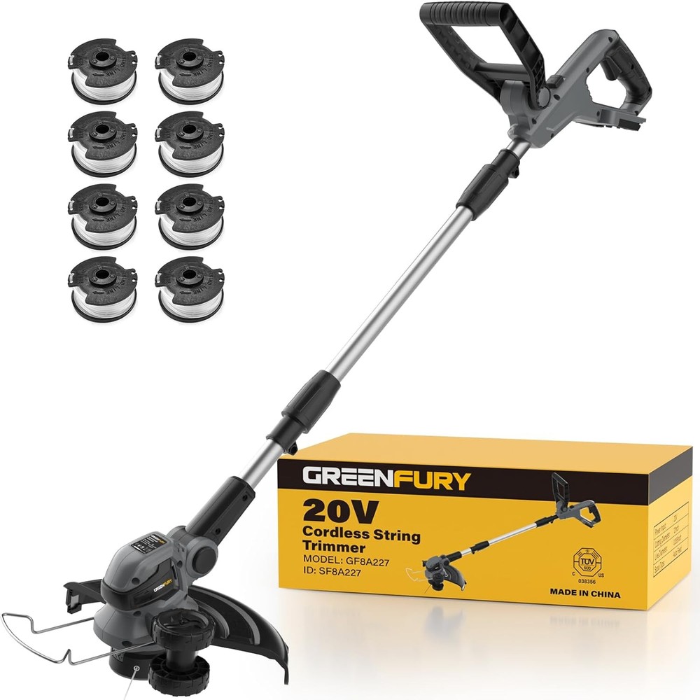 Weed Wacker Compatible with Dewalt 20V Max Battery, 12 Inch Cordless String Trim